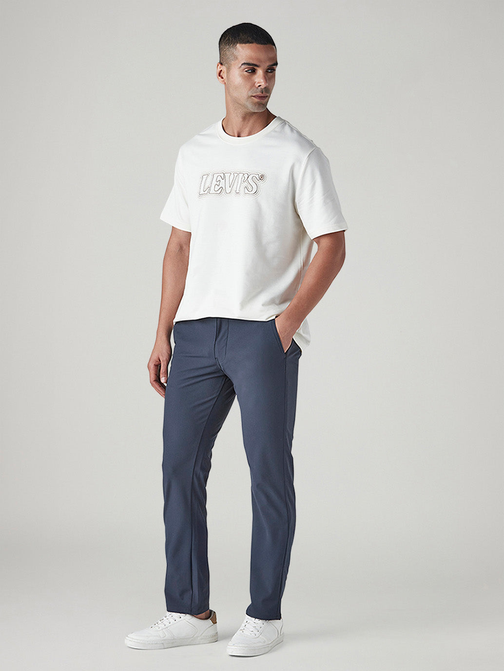 Men's 511 Blue Slim Fit Mid Rise Chinos