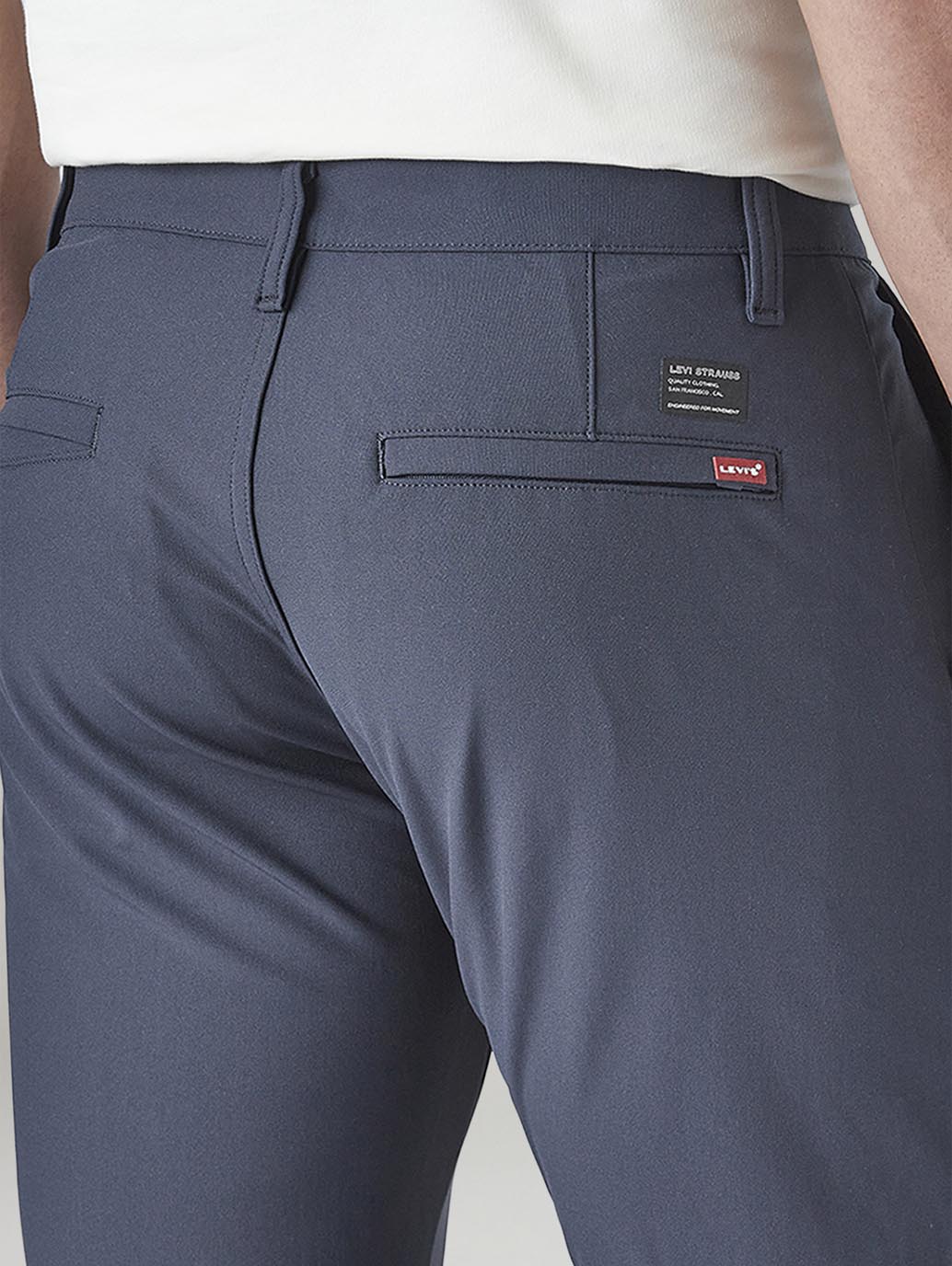 Men's 511 Blue Slim Fit Mid Rise Chinos - Detail View