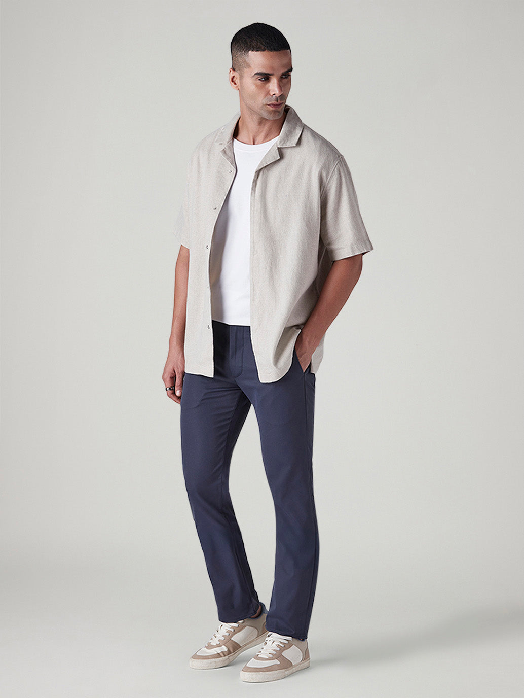 Men's 511 Dark Blue Slim Fit Mid Rise Tech Pant