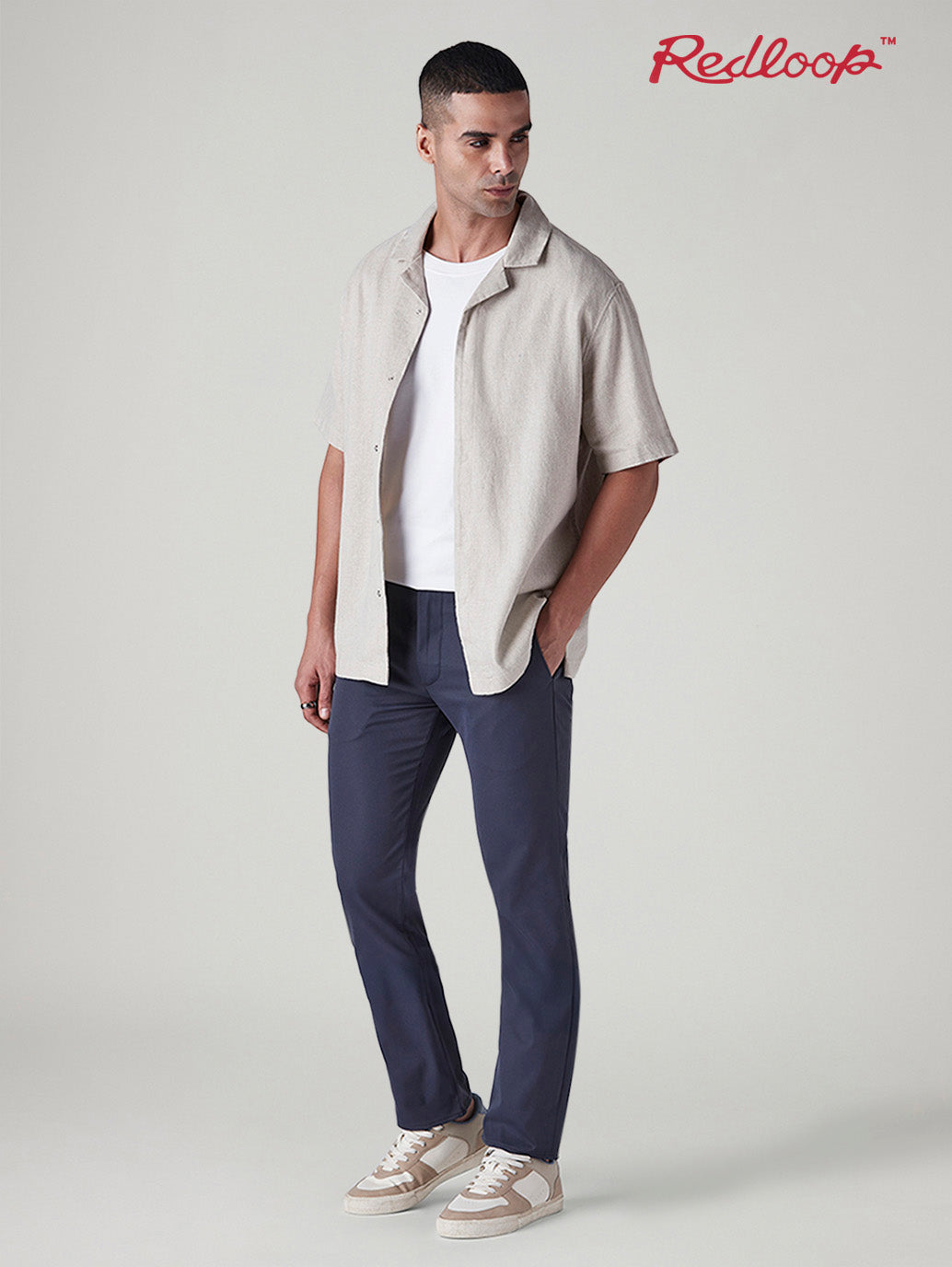 Men's 511 Dark Blue Slim Fit Mid Rise Tech Pant
