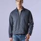 Men's Solid Regular Fit Redloop Denim Tech Jacket - 7d4a64f5-36d1-4218-90ac-36b135db1552 View
