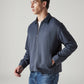 Men's Solid Regular Fit Redloop Denim Tech Jacket - Side View
