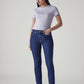 Women's Blue Ribcage Slim Fit High Rise Jeans - Styleshot View
