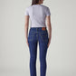 Women's Blue Ribcage Slim Fit High Rise Jeans - Back View