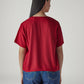 Women's Solid Regular Fit Poplin Top - Back View