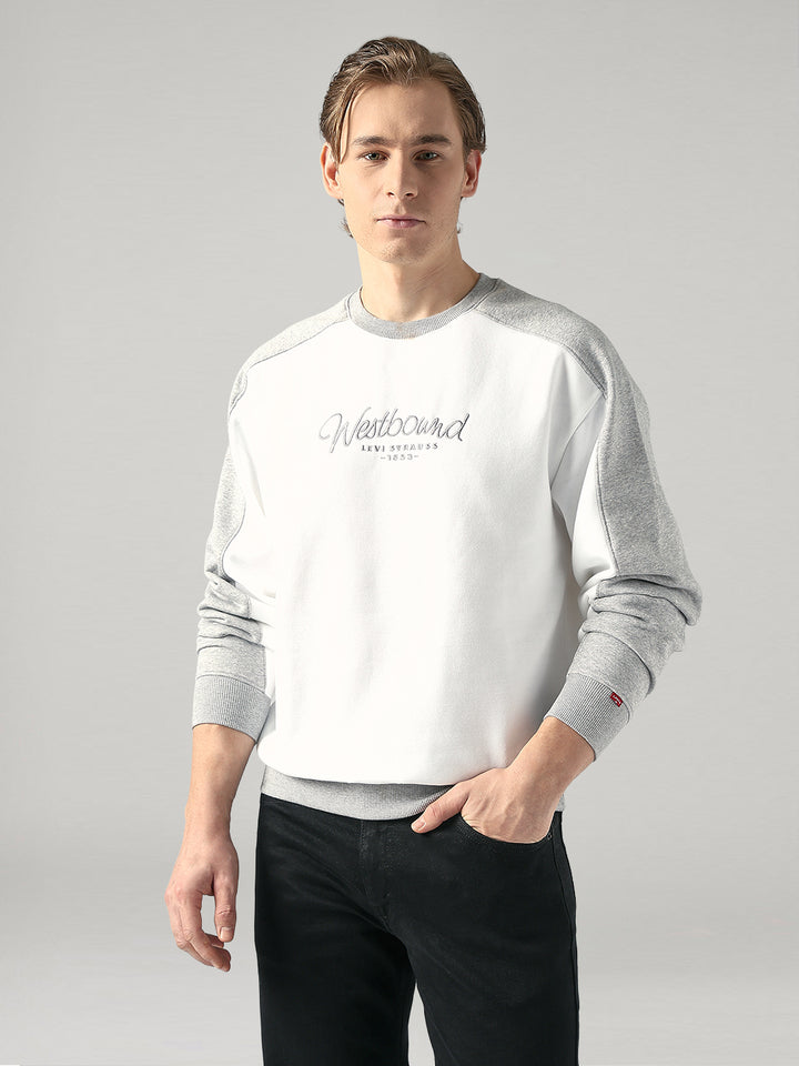 Men's Colorblock Regular Fit Sweatshirt