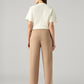 Women's 94 Khaki Baggy Fit Mid Rise Easy Trouser - Back View