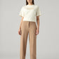 Women's 94 Khaki Baggy Fit Mid Rise Easy Trouser - Front View