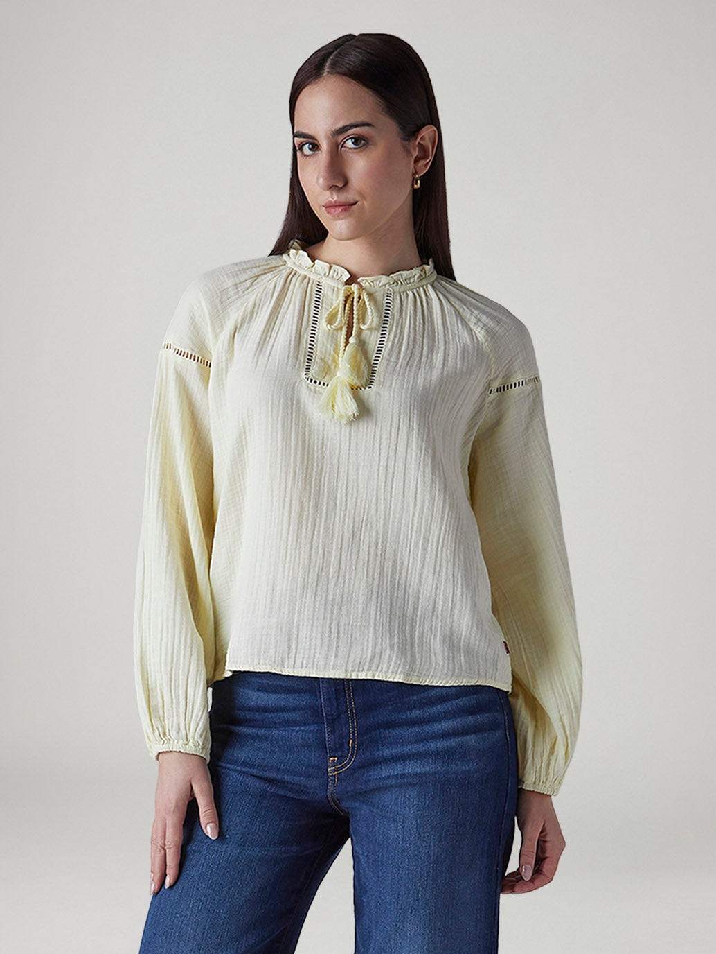 Women's Textured Regular Fit Top