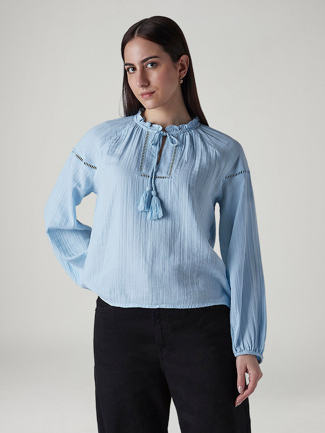Women's Textured Regular Fit Top
