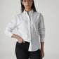 Women's Solid Relaxed Fit Poplin Shirt - 20 View