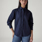 Women's Solid Relaxed Fit Poplin Shirt - 20 View