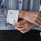 Women's Striped Embellished Relaxed Fit Shirt - Detail View