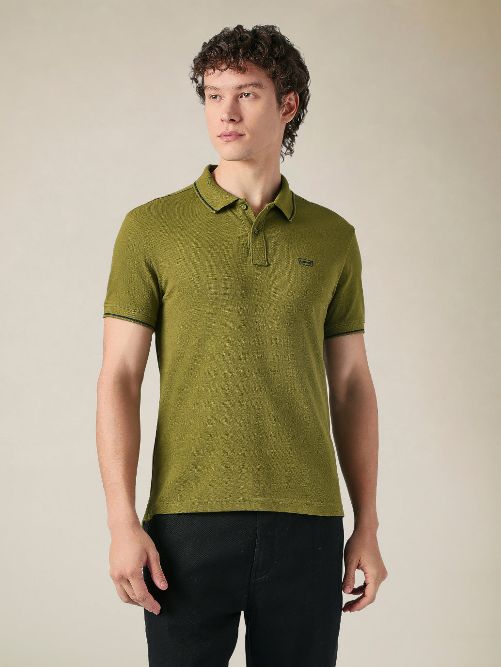 Men's Cotton Poly Blend Slim Fit Pique Polo T-shirt - 275840c0-bff8-4718-a3f3-fdf41384caf7 View