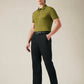 Men's Cotton Poly Blend Slim Fit Pique Polo T-shirt - Full View
