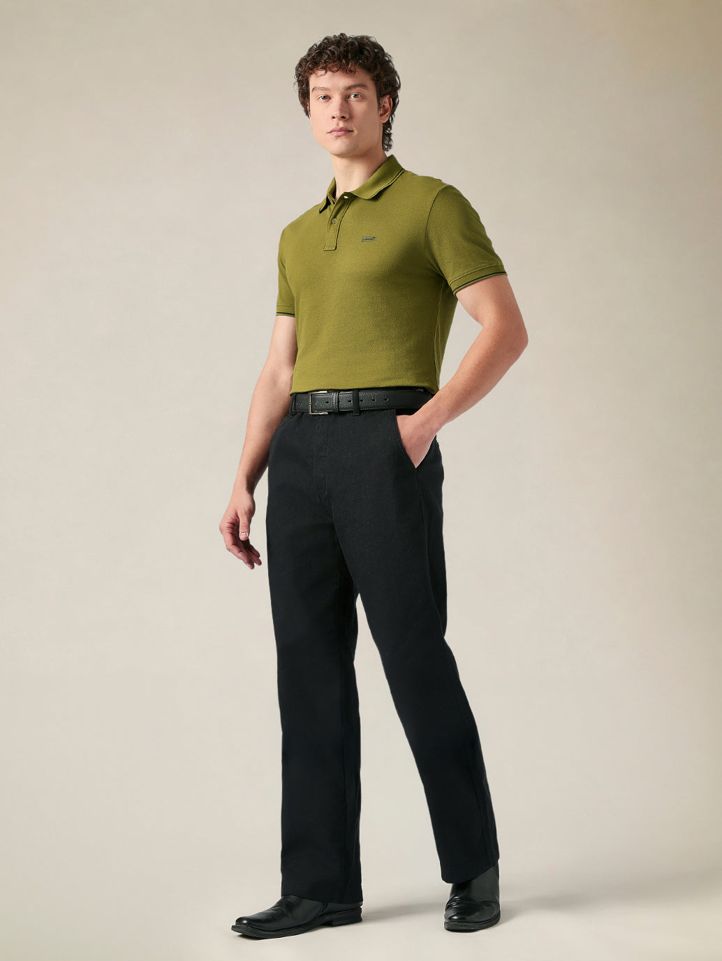 Men's Cotton Poly Blend Slim Fit Pique Polo T-shirt - 5b76249d-3401-453f-825d-95be36c13e7f View