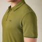 Men's Cotton Poly Blend Slim Fit Pique Polo T-shirt - 1d2bc570-97f2-447f-887f-8d4327110738 View