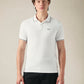 Men's Cotton Poly Blend Slim Fit Pique Polo T-shirt - Front View
