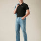 Men's Cotton Poly Blend Slim Fit Solid Pique Polo T-shirt - Full View