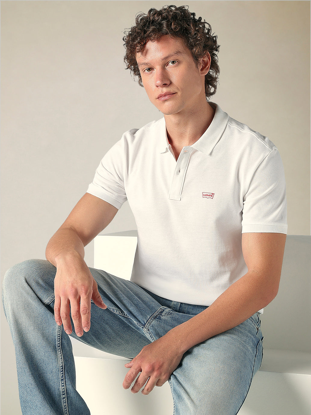 Men's Cotton Slim Fit Solid Pique Polo T shirt - Styleshot View