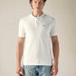 Men's Cotton Slim Fit Solid Pique Polo T shirt - Front View
