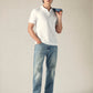 Men's Cotton Slim Fit Solid Pique Polo T shirt - Fullshot View