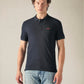 Men's Cotton Slim Fit Solid Pique Polo T shirt - Front View