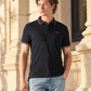 Men's Cotton Slim Fit Solid Pique Polo T shirt - 00BF30015 View