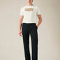 Men's Relaxed Straight Fit Cotton Mid Rise Chinos - Front View