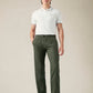 Men's Relaxed Straight Fit Cotton Mid Rise Chinos - Front View