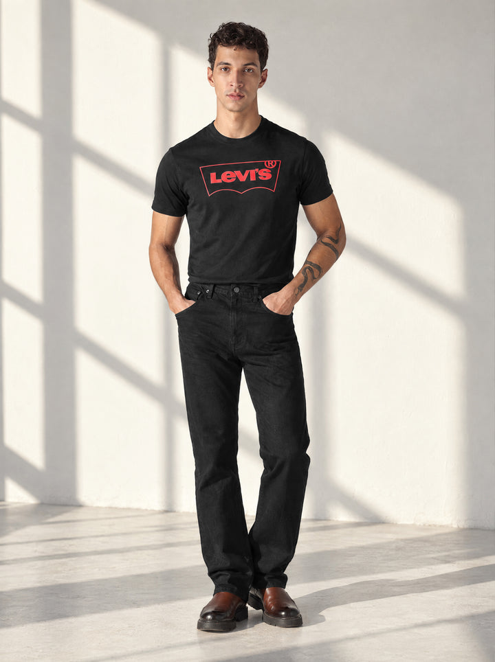 Men's 568 Mid Rise Loose Fit Cotton Stretch Blend Jeans