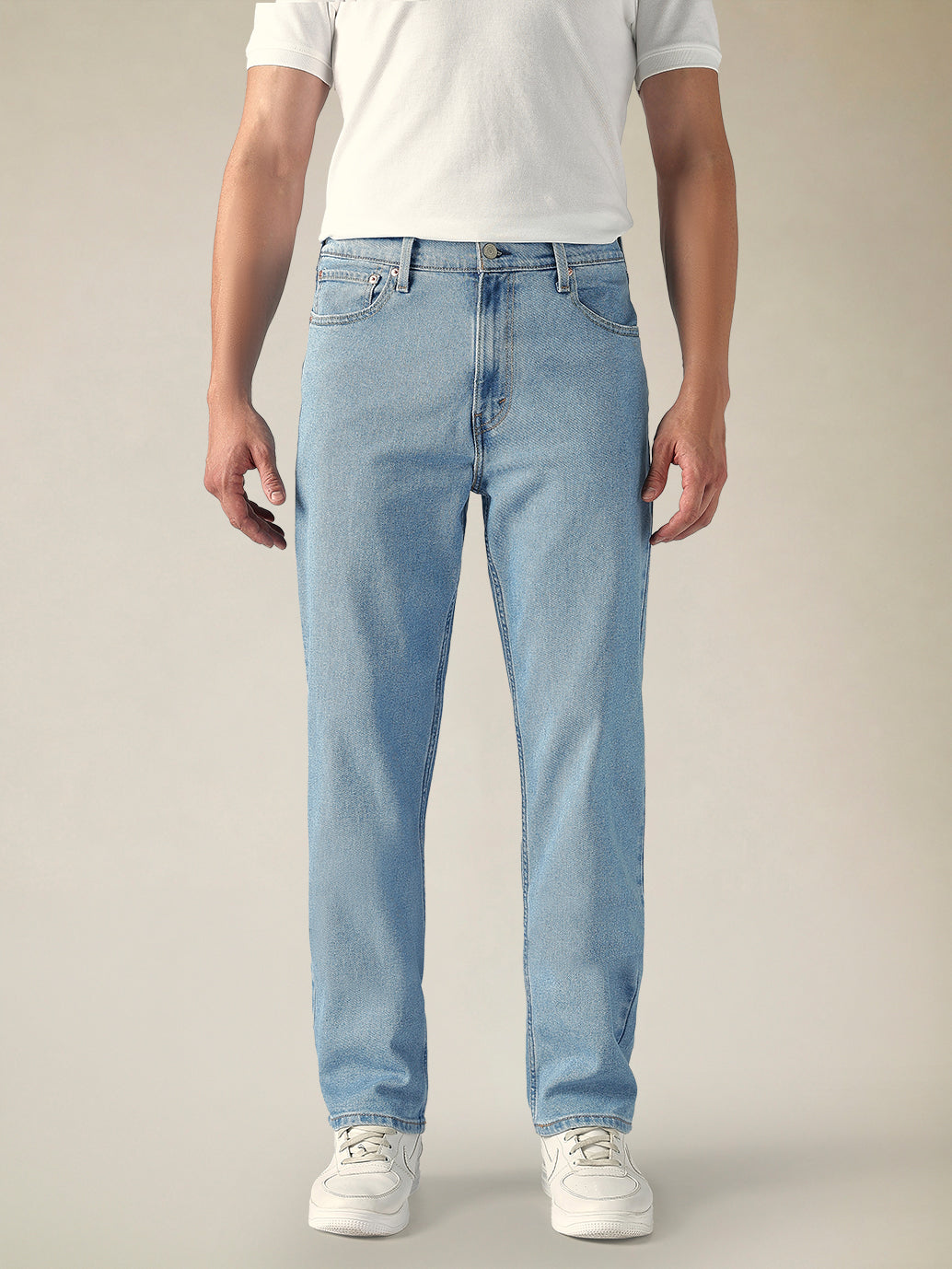 Men's 568 Mid Rise Loose Fit Cotton Blend Stretch Jeans - Detailshot View