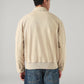 Men's Solid Relaxed Fit Jacket - Back View