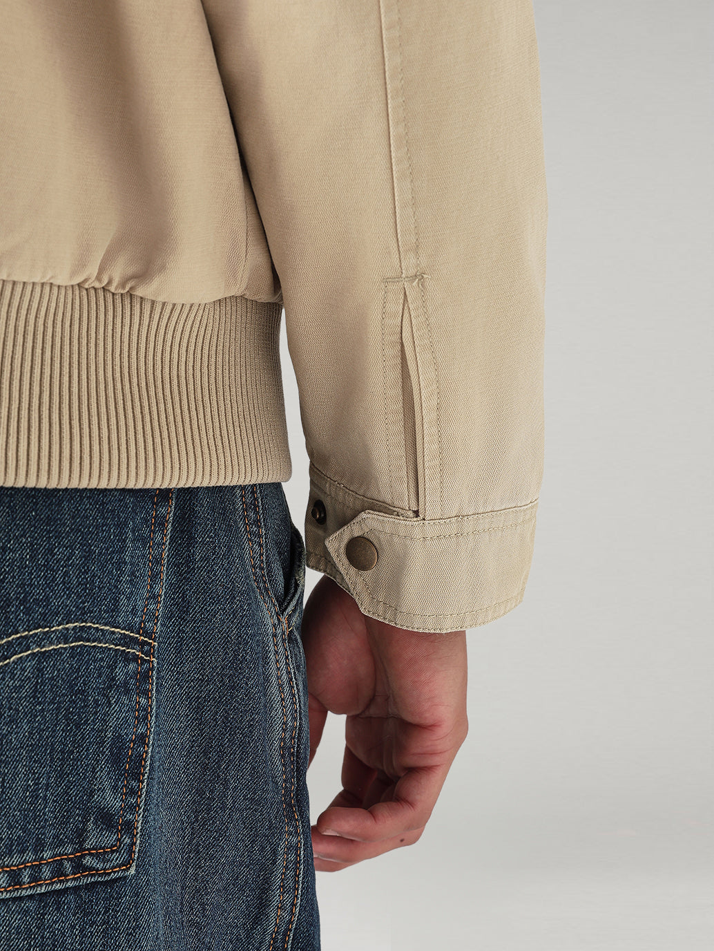 Men's Solid Relaxed Fit Jacket - 20 View