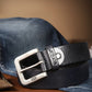 Men's Blue Textured Belt - 03b5535e-b4f6-4f6a-a968-28591bc638111744201843252-Levis-Men-Textured-Leather-Belt-3601744201842968-1 View