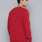 Men's Solid Red Crew Neck Sweatshirt - 04602559-716c-4c67-a8ed-ae6f310937e21704801101941-Levis-Pure-Cotton-Brand-Logo-Printed-Pullover-Sweatshirt-698-4 View
