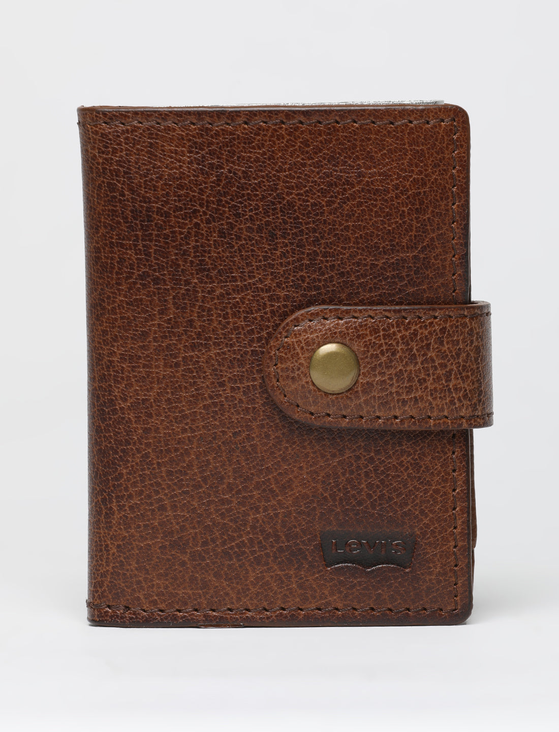 Men's Tan Solid Card Holder - 053A8217 View