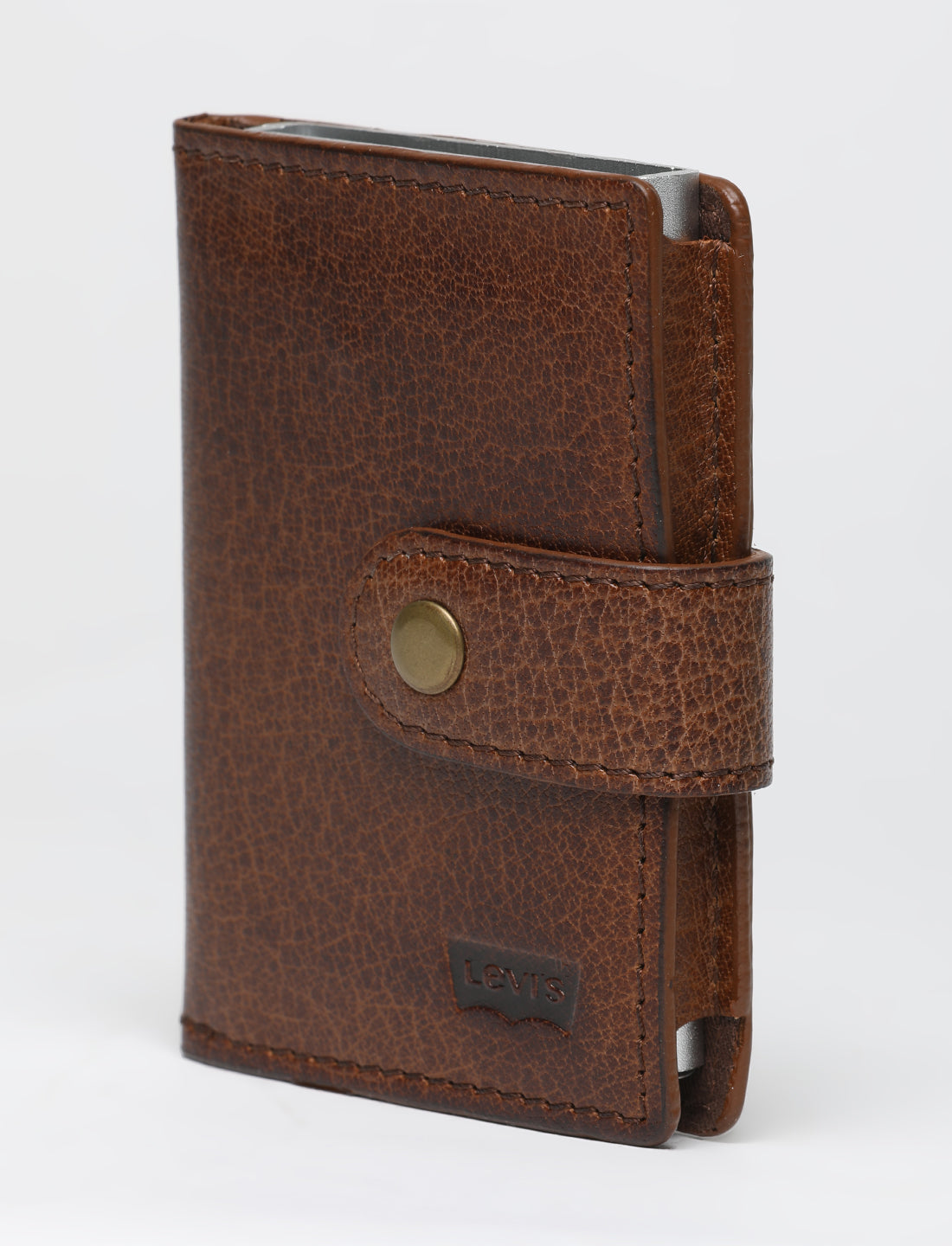 Men's Tan Solid Card Holder - 053A8219 View