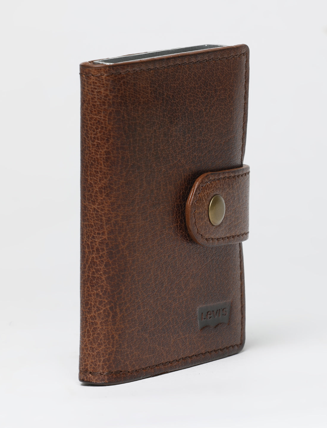 Men's Tan Solid Card Holder - 053A8221 View