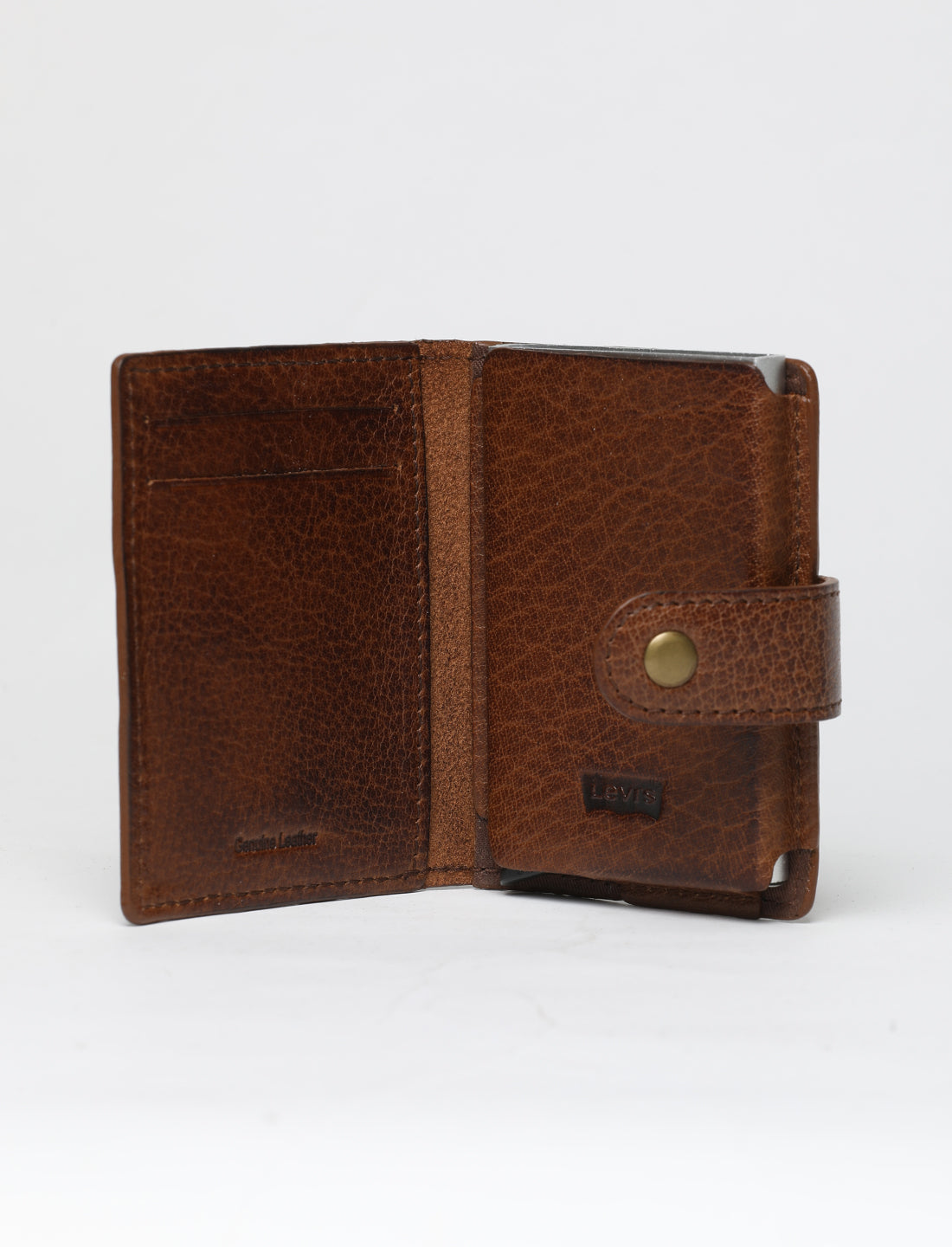 Men's Tan Solid Card Holder - 053A8222 View
