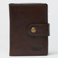 Men's Brown Solid Card Holder - 053A8225 View