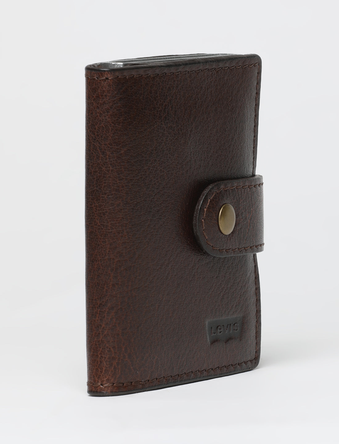 Men's Brown Solid Card Holder - 053A8231 View