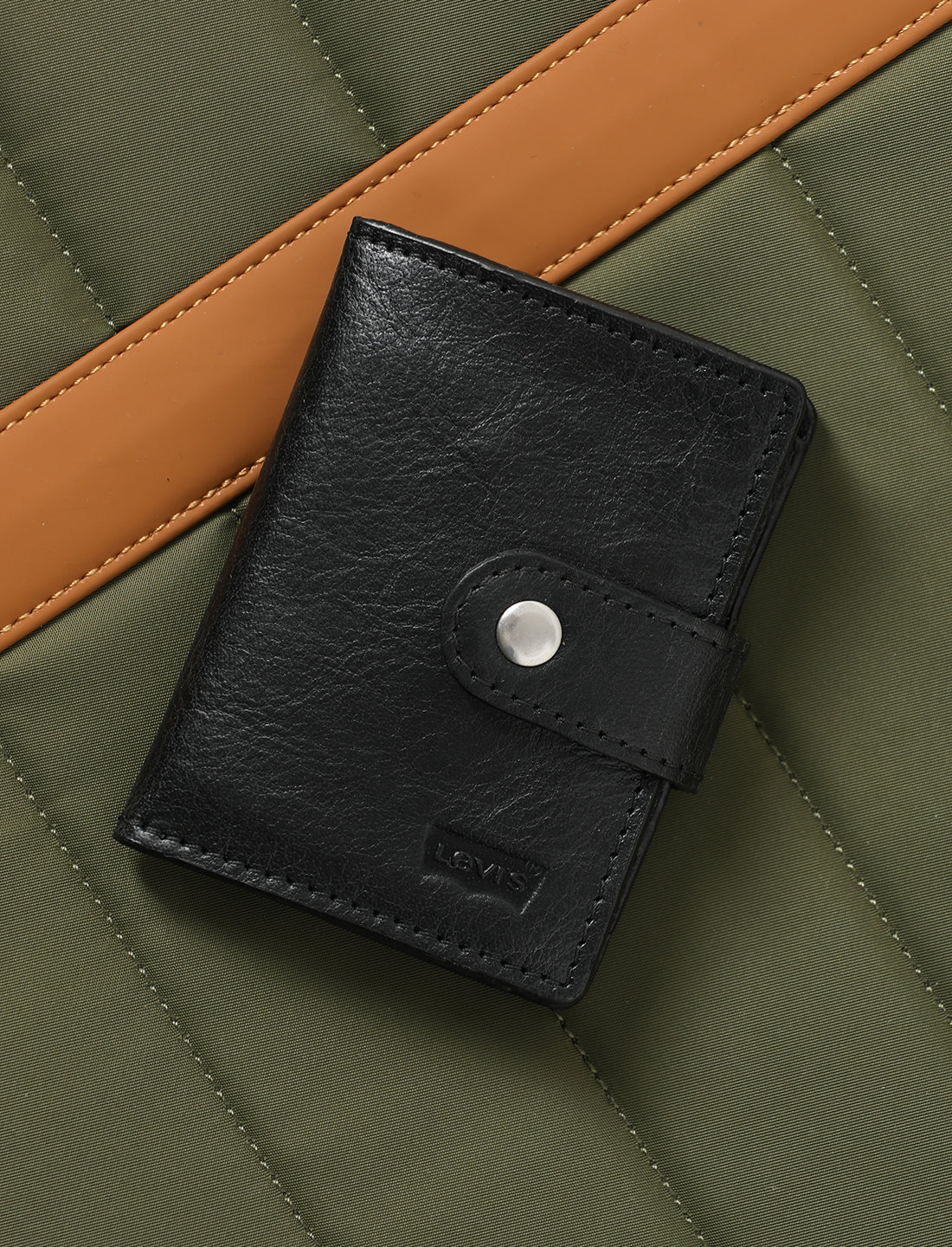 Men's Black Solid Card Holder