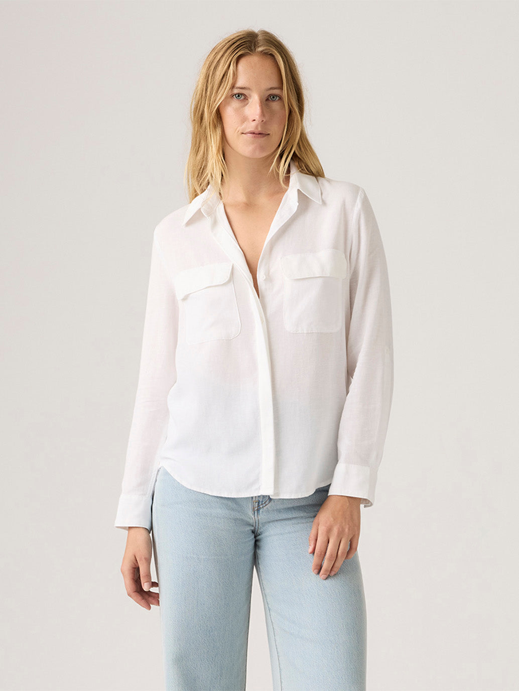 Levi's Women's Elaine Utility Shirt - Front View