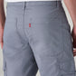 Men's Grey Straight Fit Mid Rise Cargos - 20 View