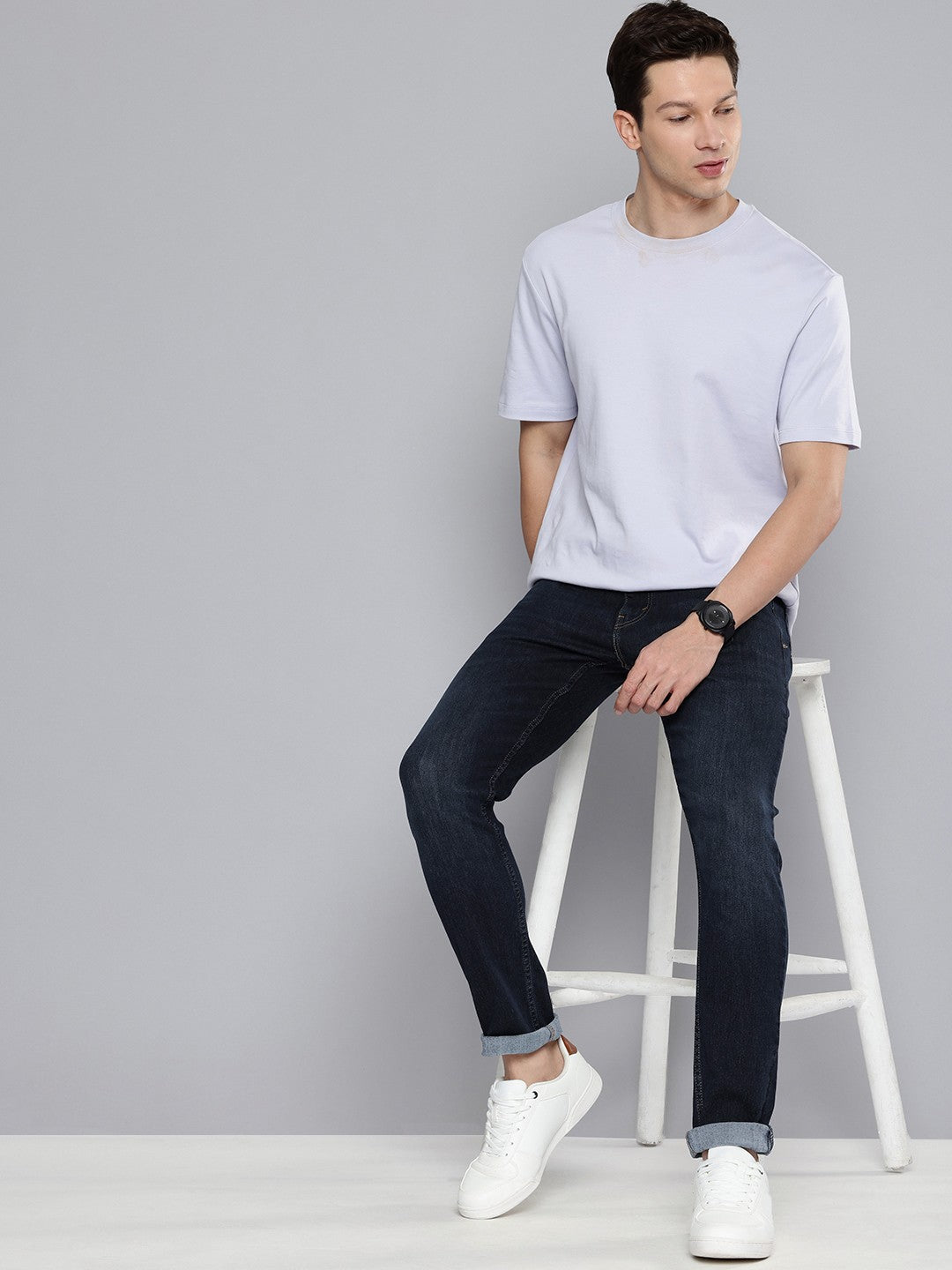 Men's 512 Indigo Slim Tapered Fit Mid Rise Jeans - 0bd3704a-7dcc-4975-ac17-e69f7814adf11731909753386-Mens-512-Slim-Tapered-Fit-Indigo-Jeans-3781731909752780-4 View