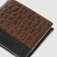 Men's Brown Textured Card Holder - 0c824905-82fa-4be7-83f4-6439b22a1a4f1742210050198-Men-Brown--Black-textured-Leather-Cardholder-173174221004986-7 View