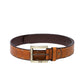 Men's Tan Textured Belt - 0e9d76d3-01b2-4dc6-bc35-fe01225589561742204305774-Men-Textured-Leather-Belt-5411742204305577-1 View