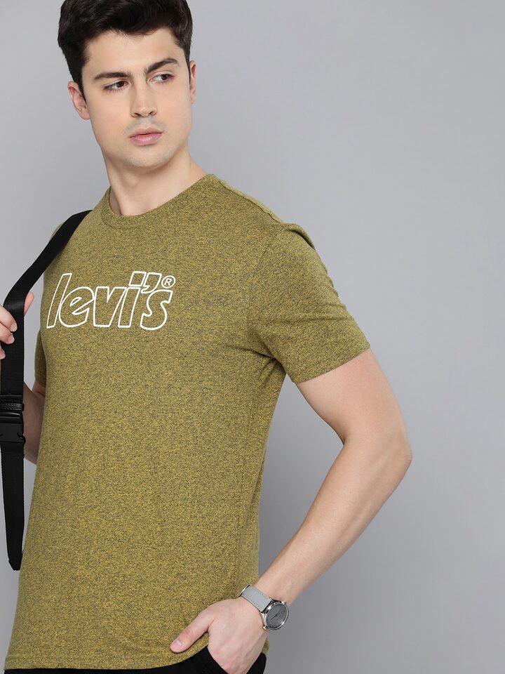 Men's Brand Logo Crew Neck T-Shirt