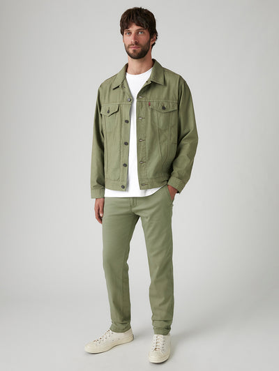 Men's Green Regular Fit Chinos